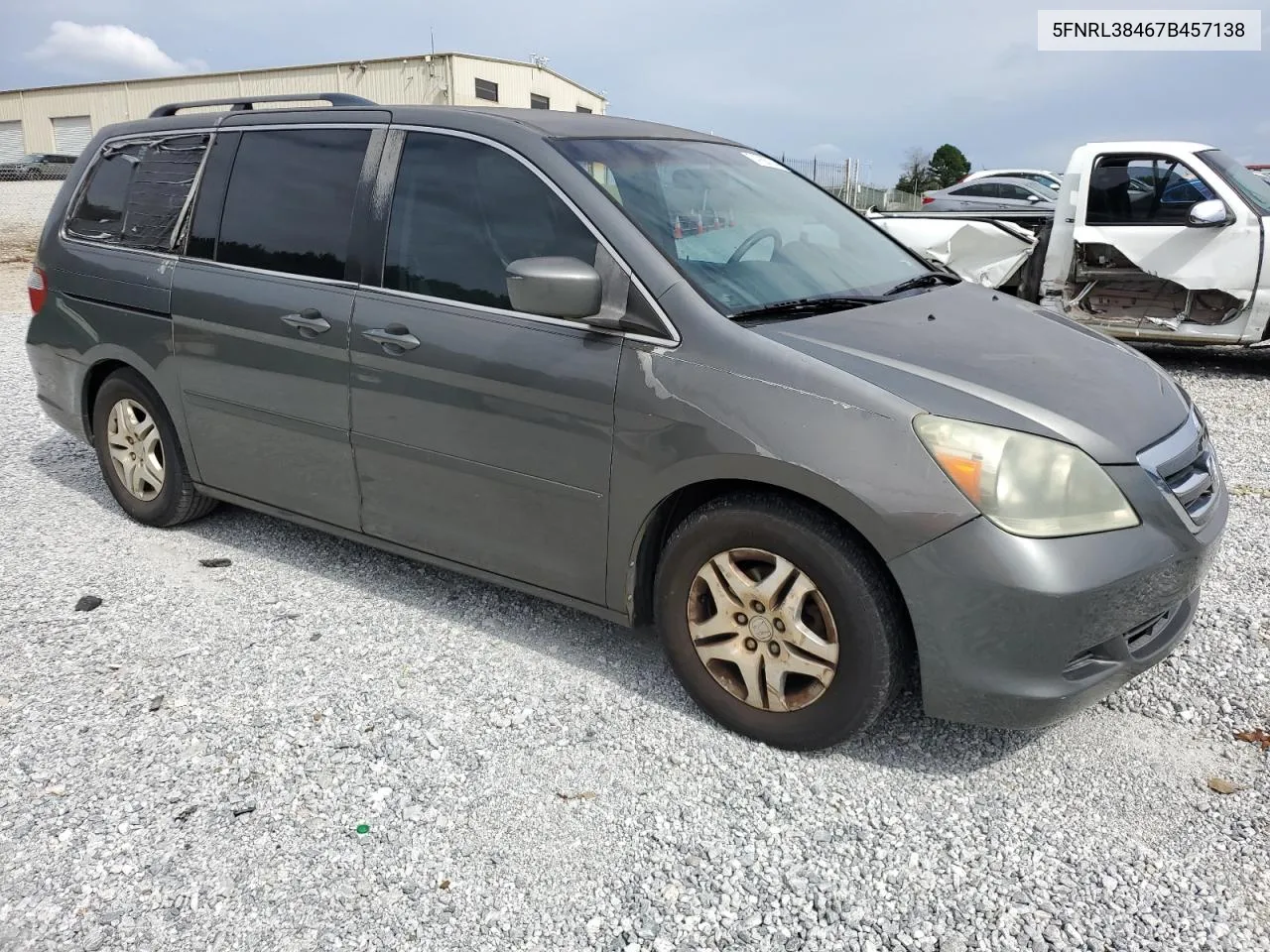 2007 Honda Odyssey Ex VIN: 5FNRL38467B457138 Lot: 74766734