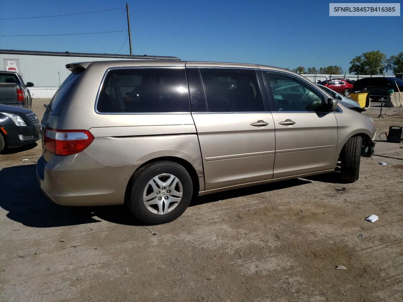 5FNRL38457B416385 2007 Honda Odyssey Ex