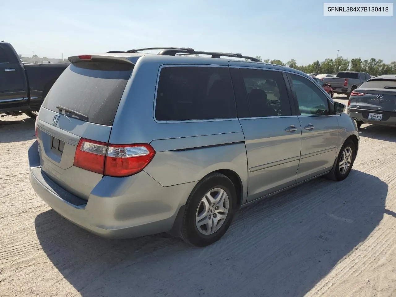 2007 Honda Odyssey Ex VIN: 5FNRL384X7B130418 Lot: 74915874