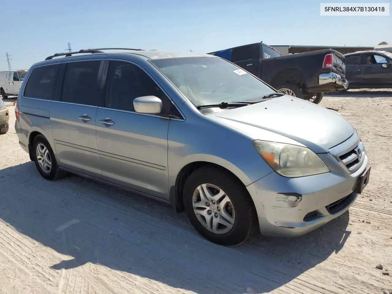 2007 Honda Odyssey Ex VIN: 5FNRL384X7B130418 Lot: 74915874