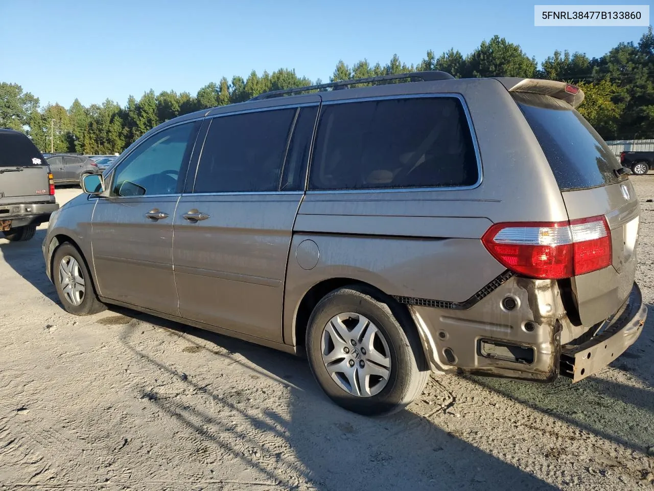 2007 Honda Odyssey Ex VIN: 5FNRL38477B133860 Lot: 74999514