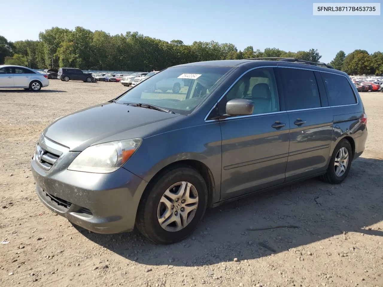 2007 Honda Odyssey Exl VIN: 5FNRL38717B453735 Lot: 75440364