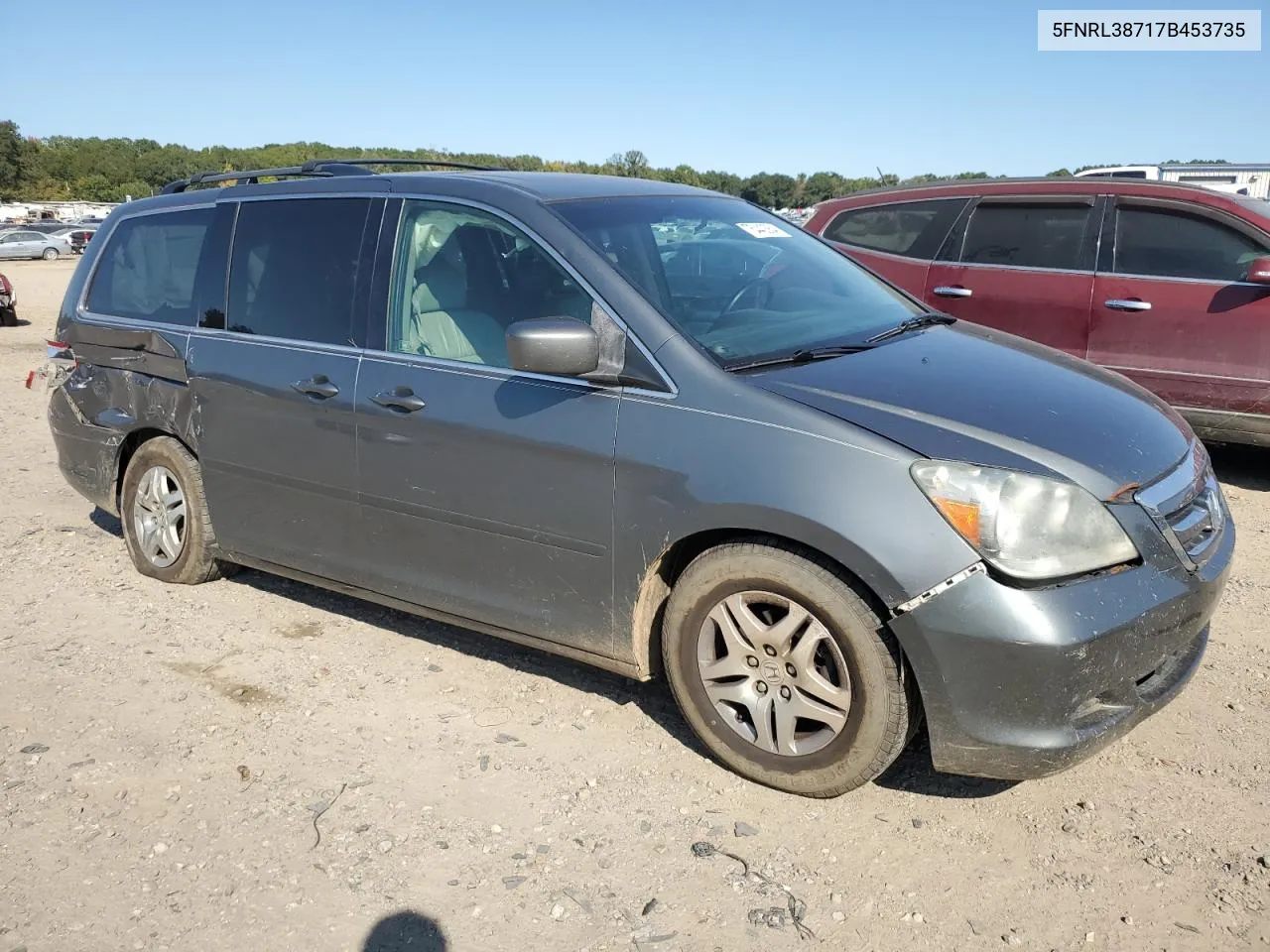 2007 Honda Odyssey Exl VIN: 5FNRL38717B453735 Lot: 75440364