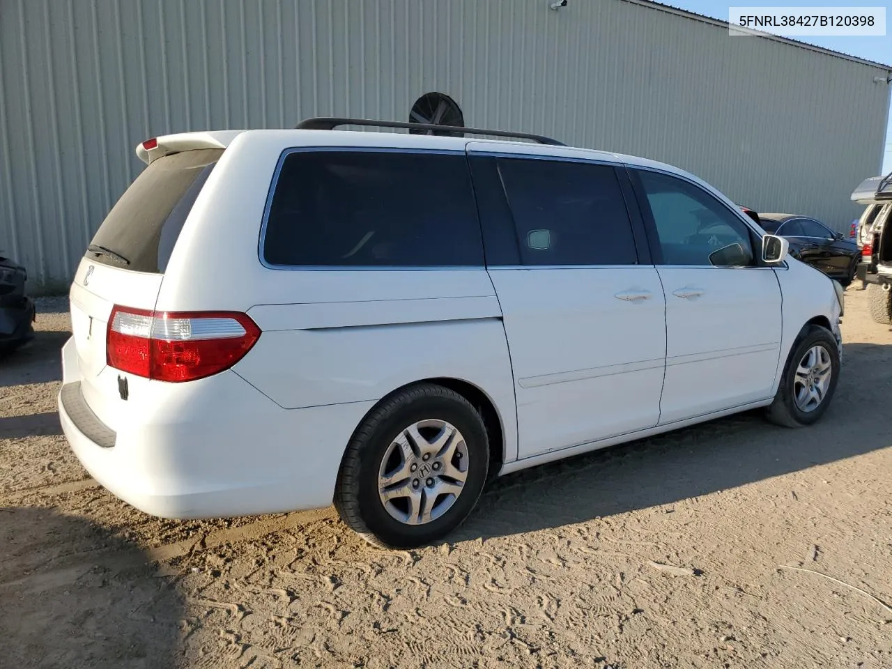 2007 Honda Odyssey Ex VIN: 5FNRL38427B120398 Lot: 75442524