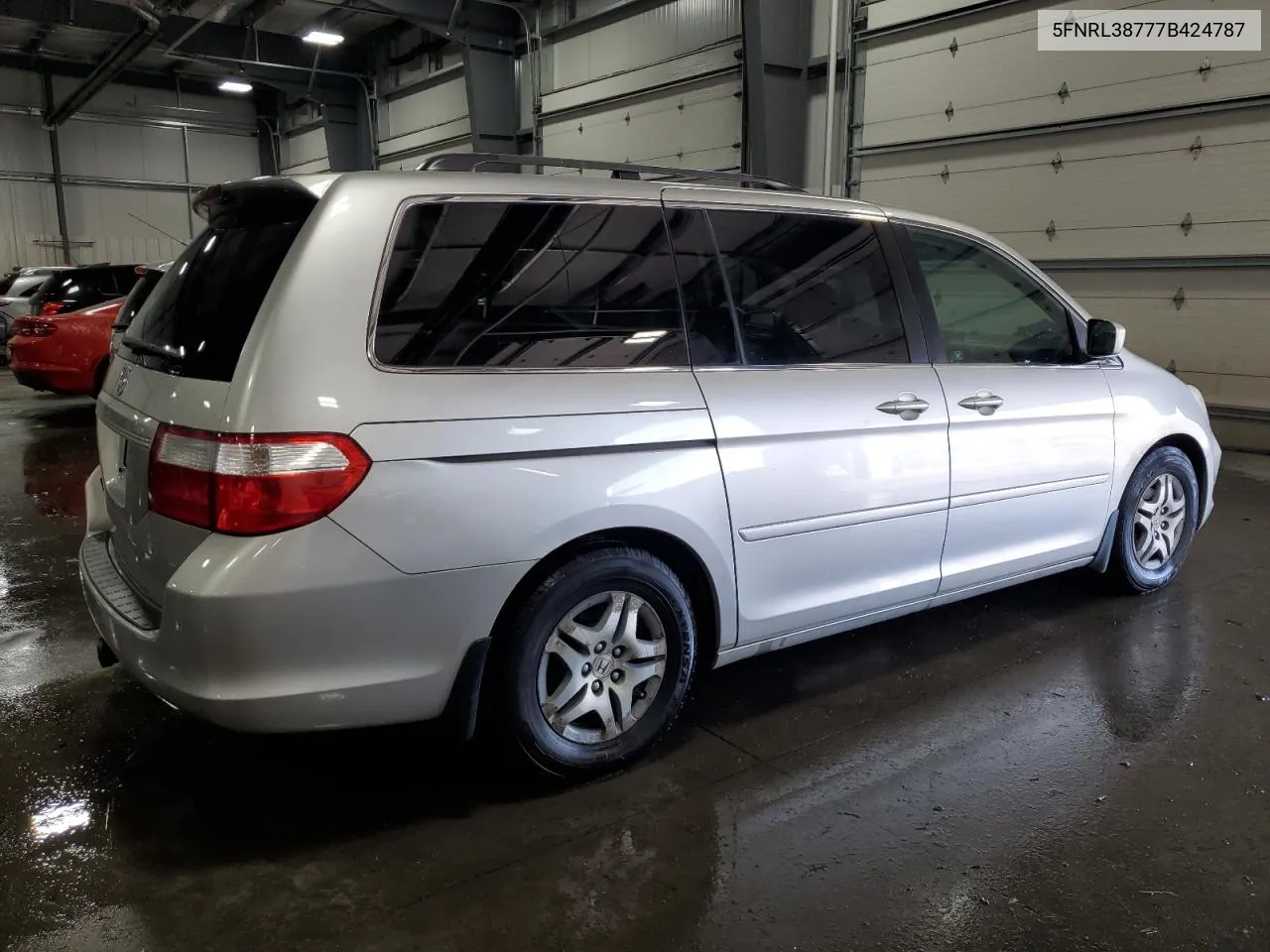 2007 Honda Odyssey Exl VIN: 5FNRL38777B424787 Lot: 75526874