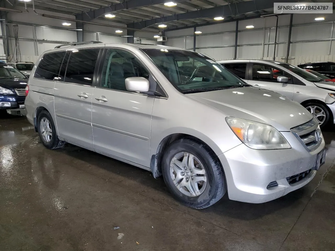 2007 Honda Odyssey Exl VIN: 5FNRL38777B424787 Lot: 75526874