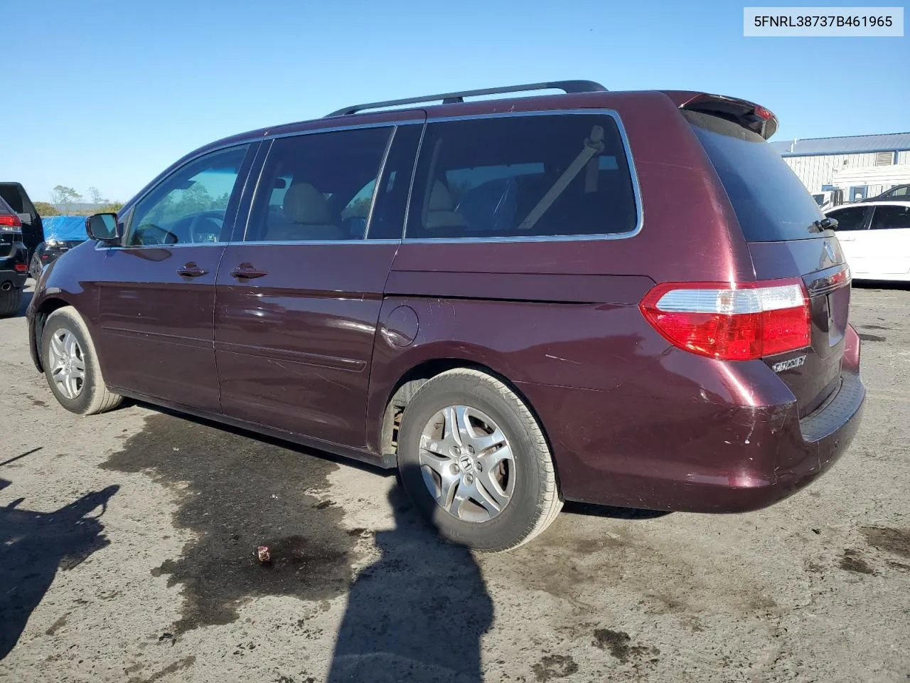 5FNRL38737B461965 2007 Honda Odyssey Exl