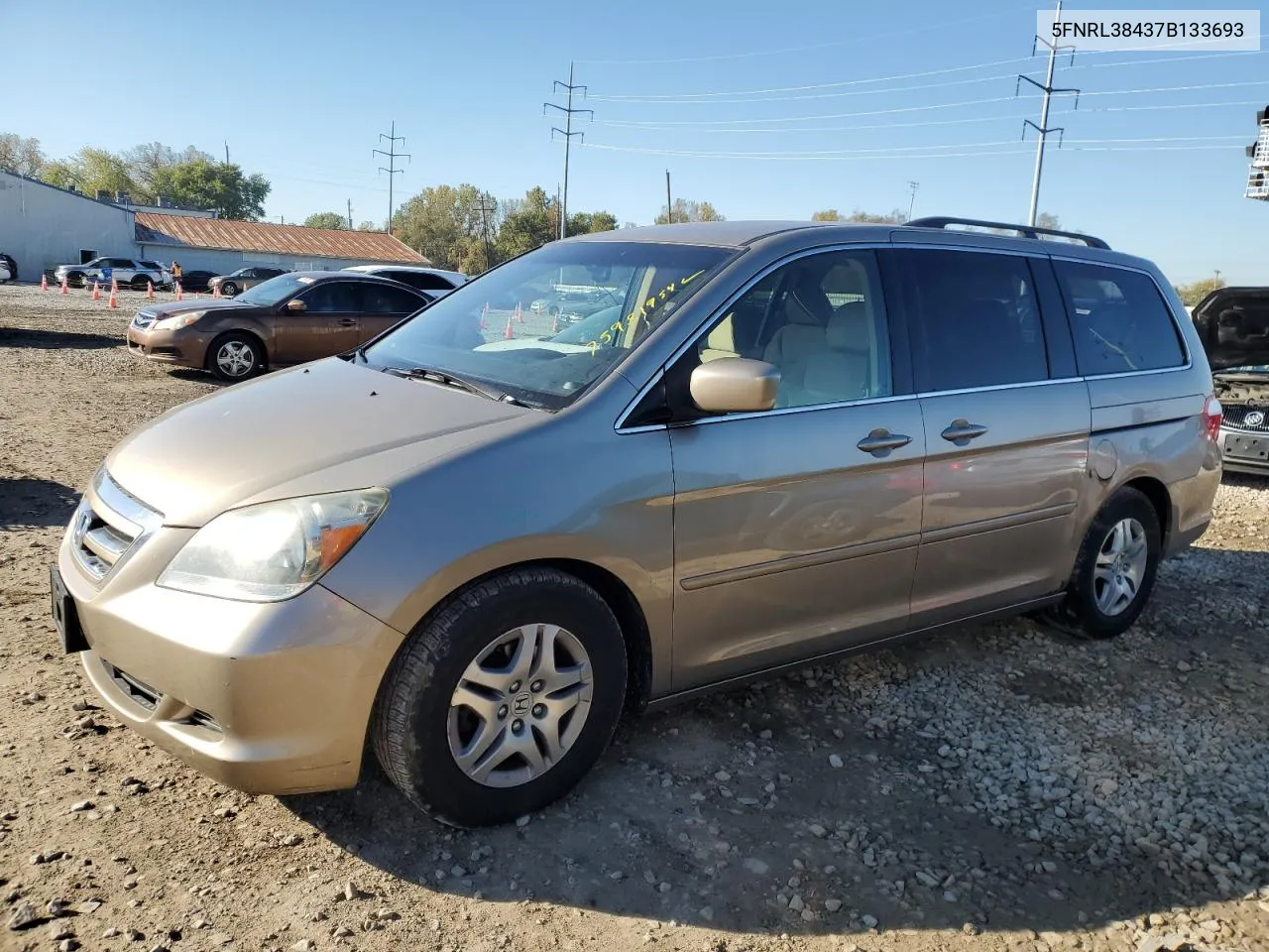 5FNRL38437B133693 2007 Honda Odyssey Ex