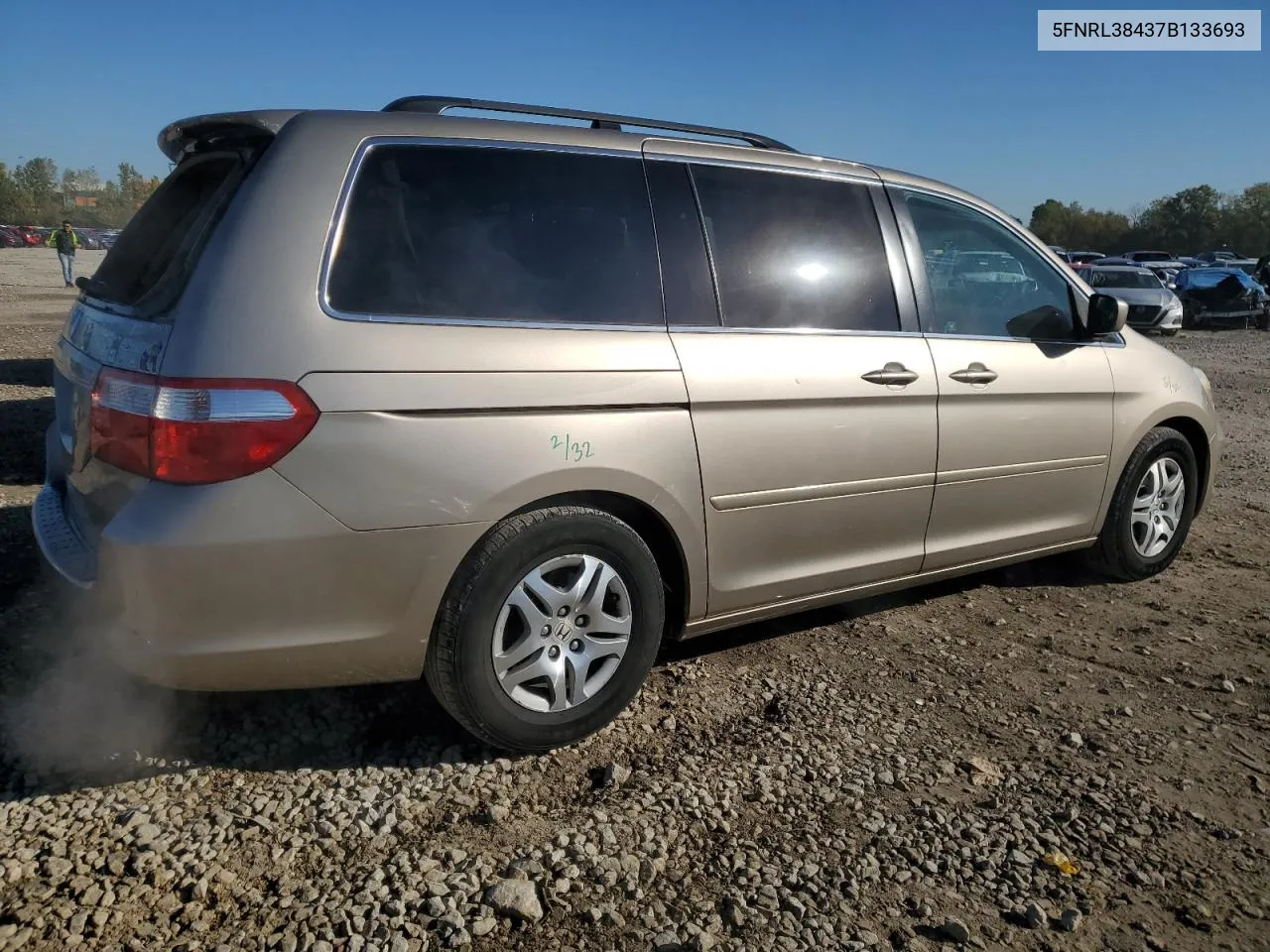 5FNRL38437B133693 2007 Honda Odyssey Ex