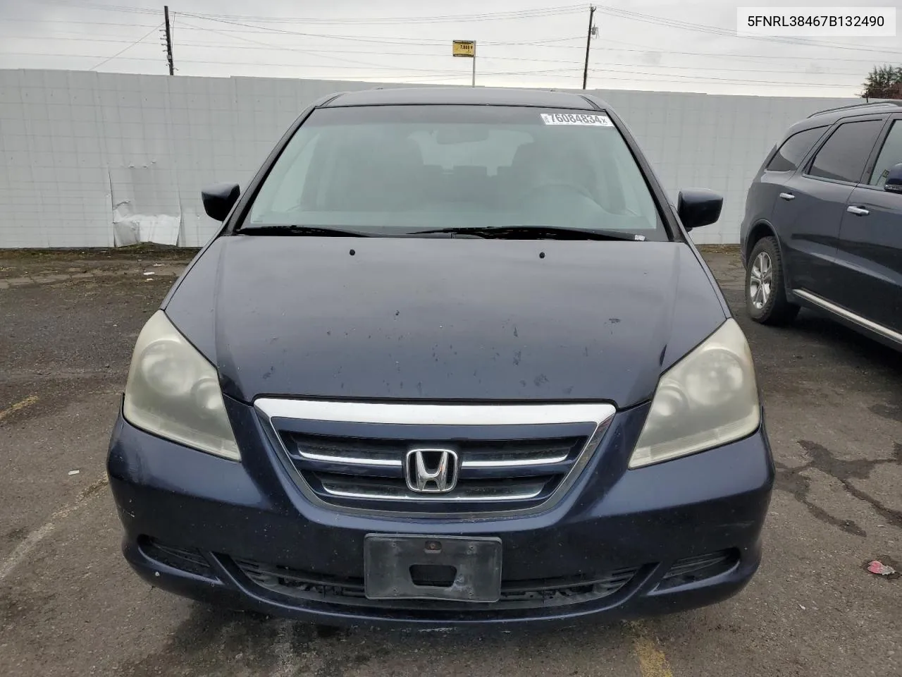 2007 Honda Odyssey Ex VIN: 5FNRL38467B132490 Lot: 76084834