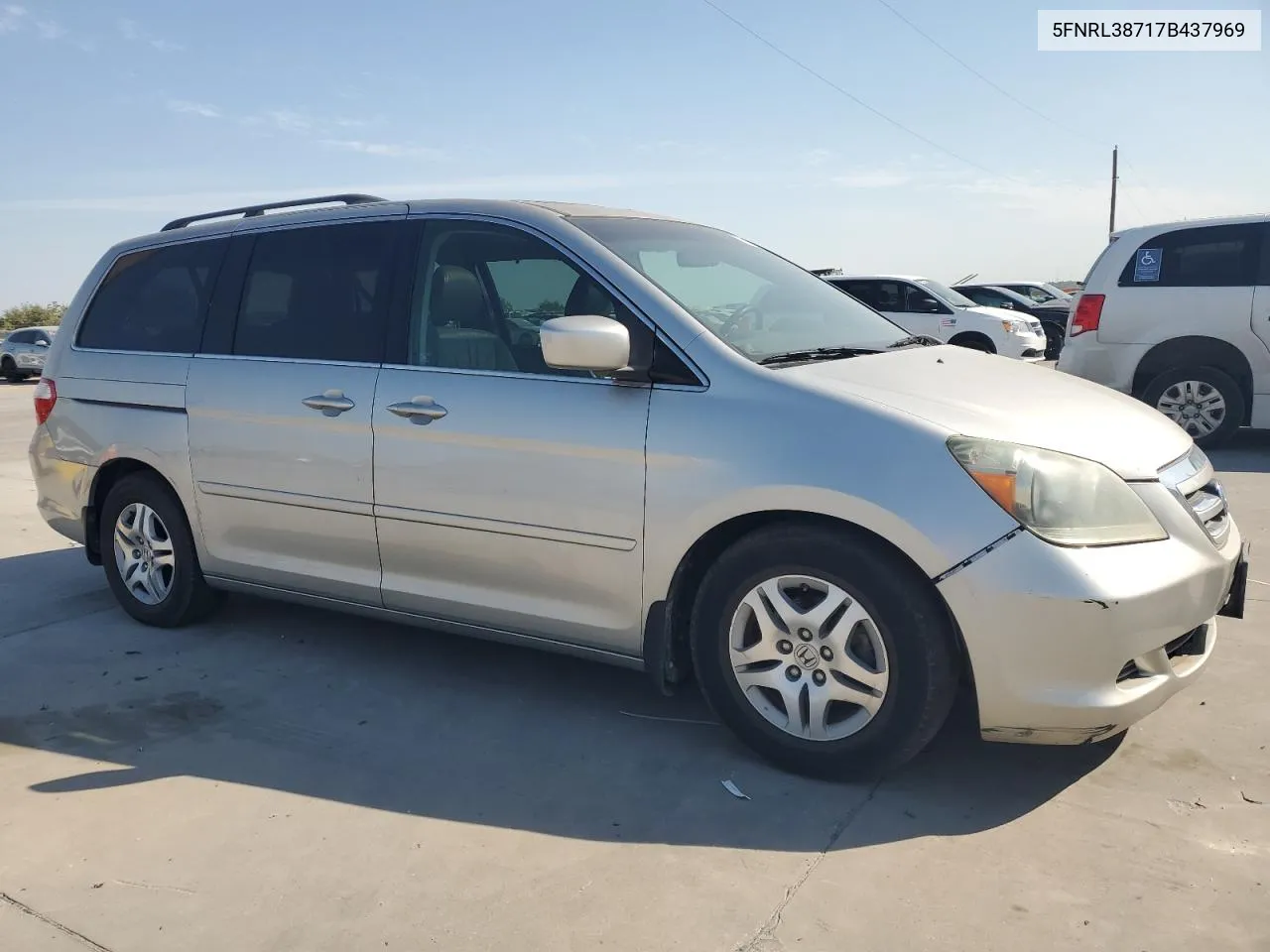 2007 Honda Odyssey Exl VIN: 5FNRL38717B437969 Lot: 76094284