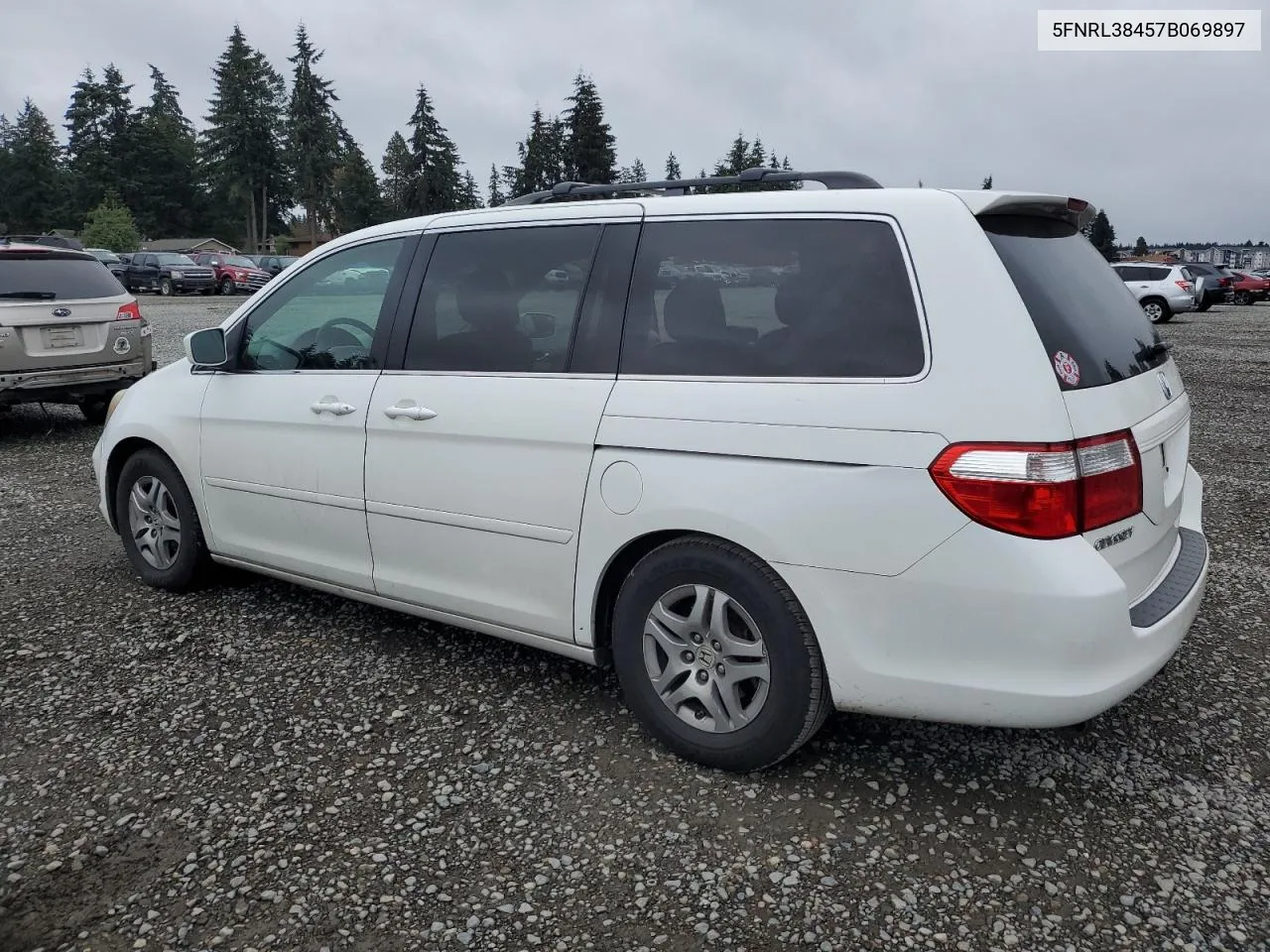 2007 Honda Odyssey Ex VIN: 5FNRL38457B069897 Lot: 76369134