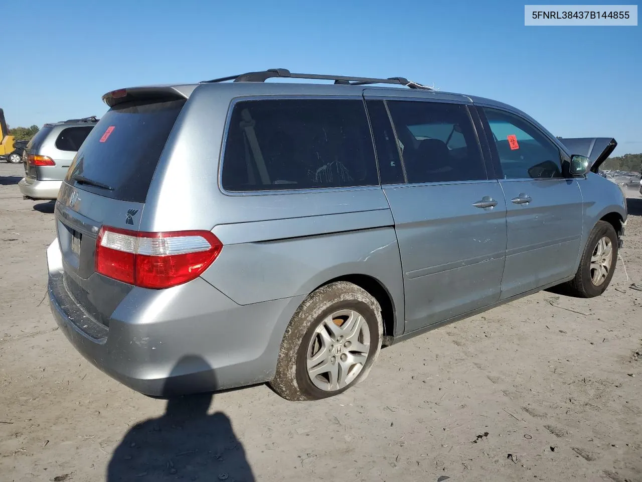 2007 Honda Odyssey Ex VIN: 5FNRL38437B144855 Lot: 76383834