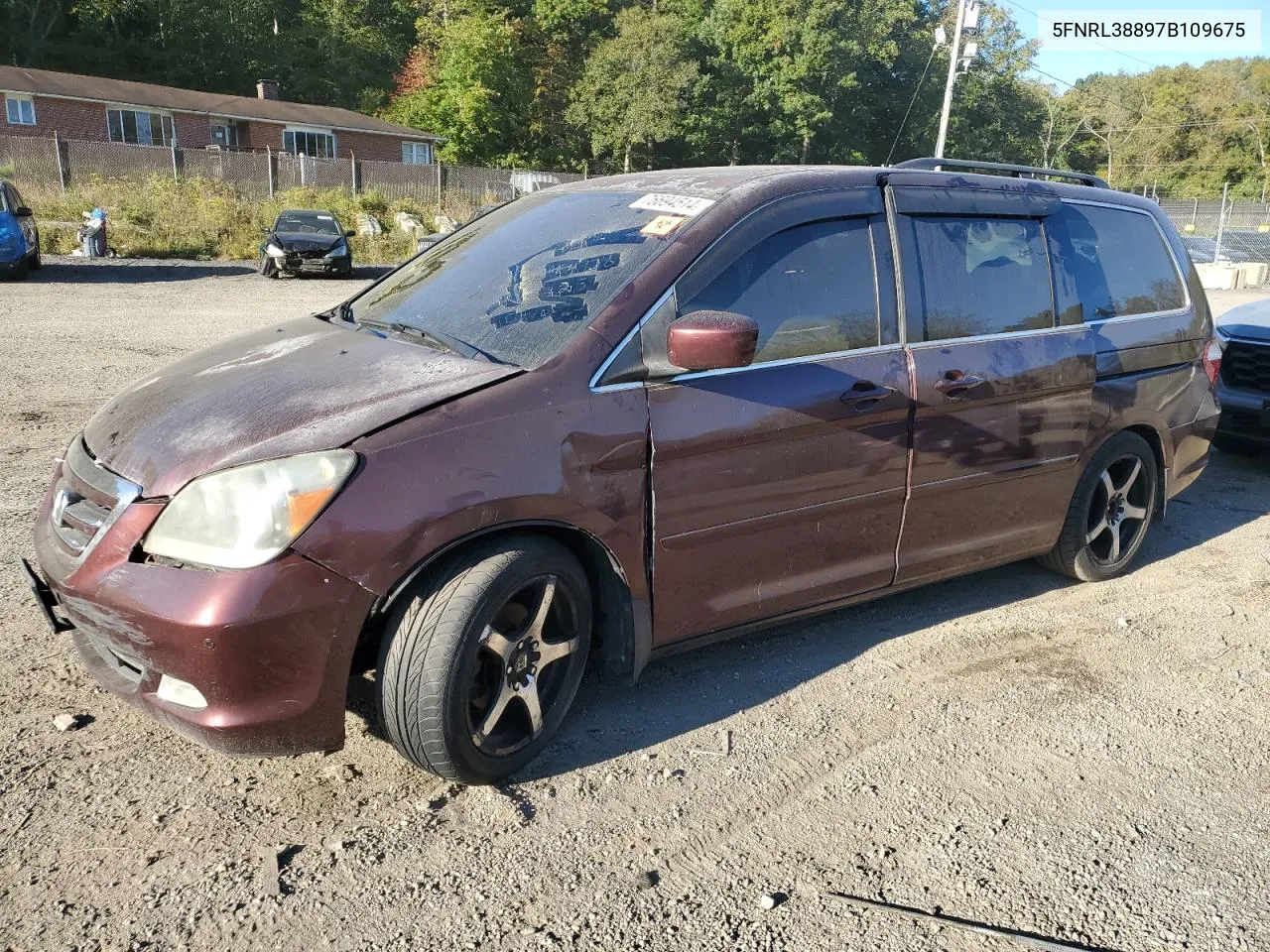 5FNRL38897B109675 2007 Honda Odyssey Touring