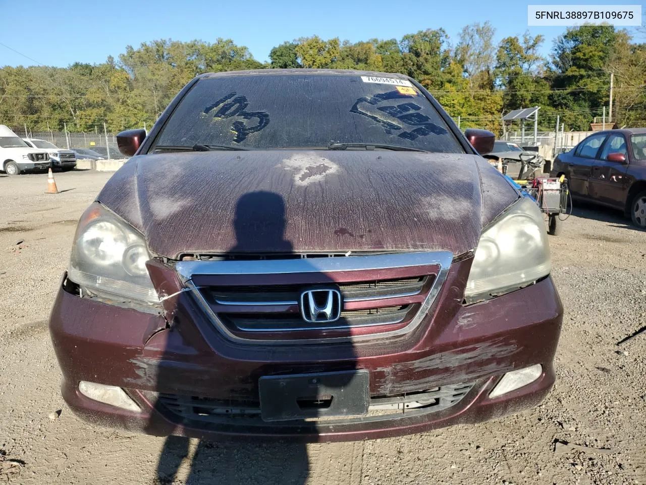 5FNRL38897B109675 2007 Honda Odyssey Touring