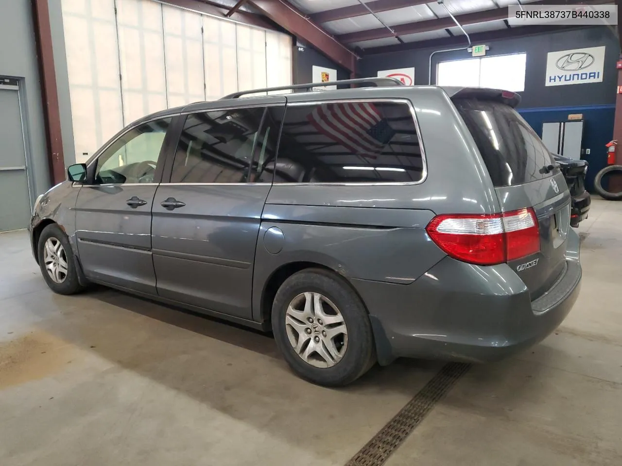 2007 Honda Odyssey Exl VIN: 5FNRL38737B440338 Lot: 77173294