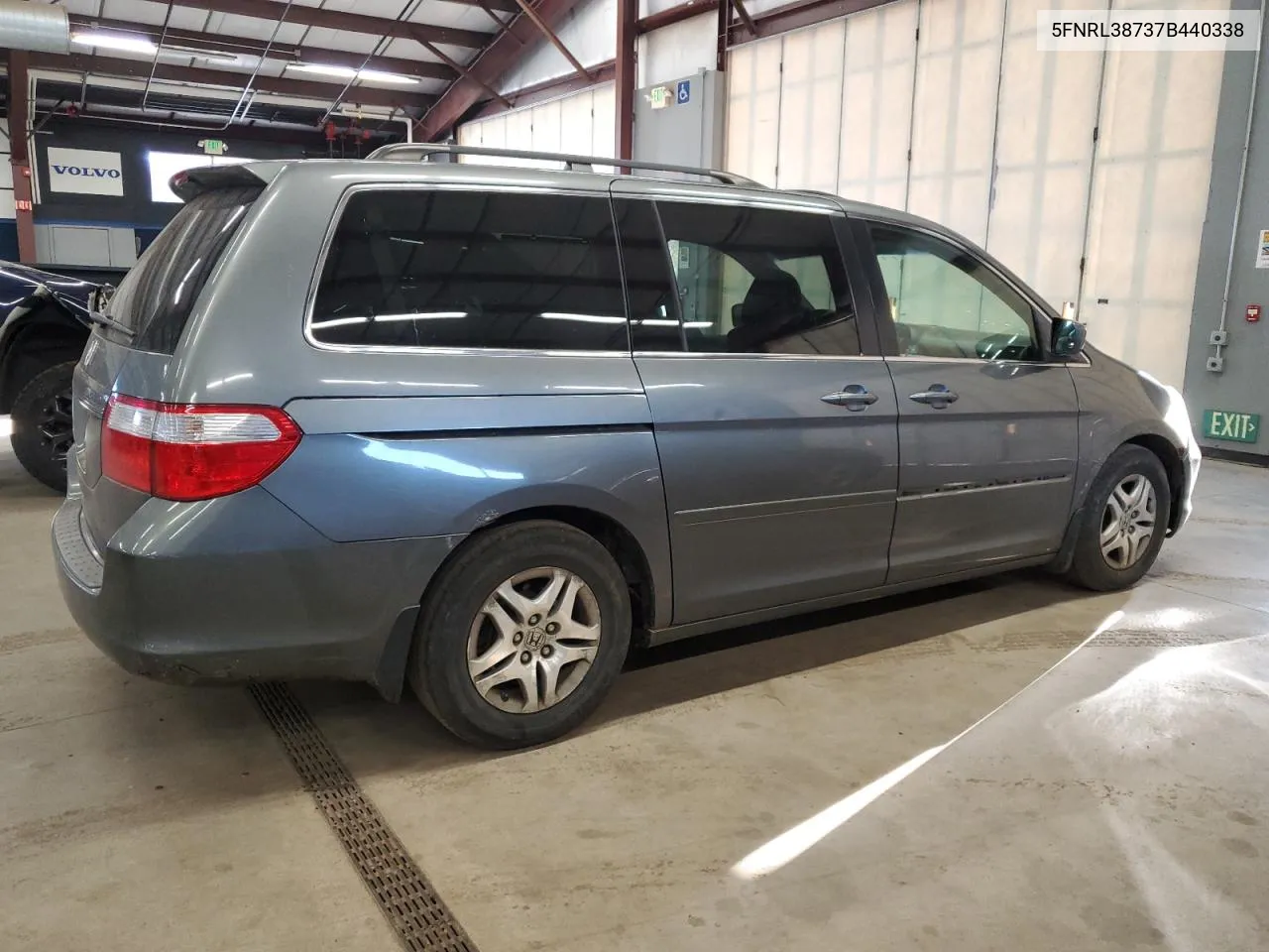 2007 Honda Odyssey Exl VIN: 5FNRL38737B440338 Lot: 77173294