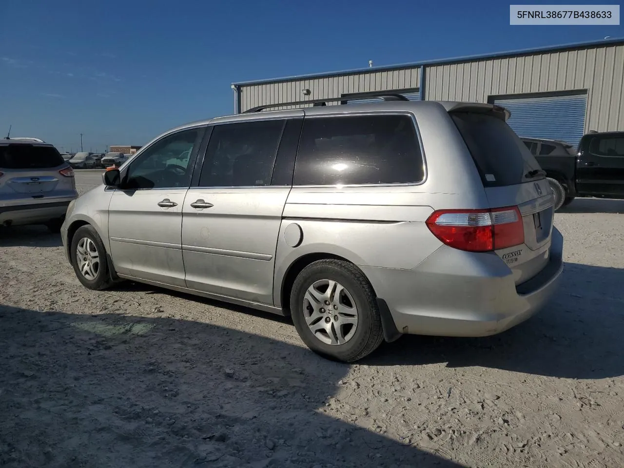 2007 Honda Odyssey Exl VIN: 5FNRL38677B438633 Lot: 77767794