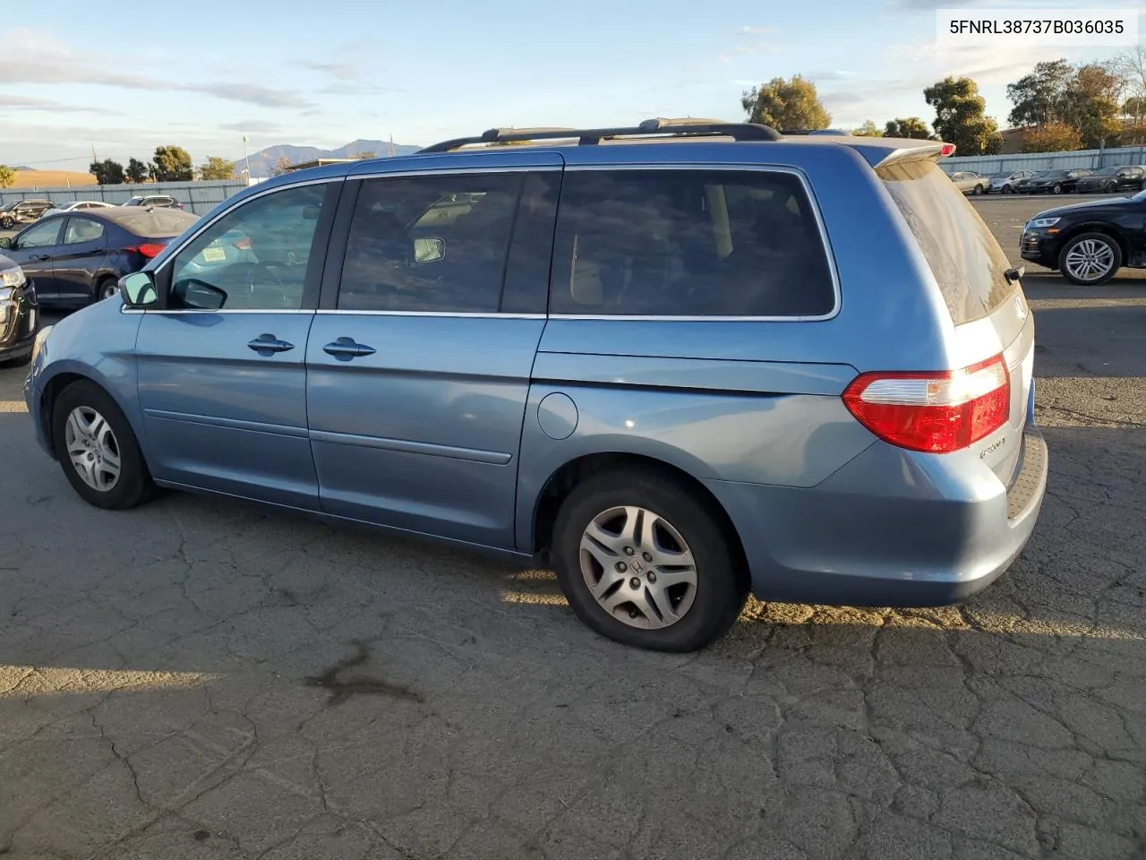 2007 Honda Odyssey Exl VIN: 5FNRL38737B036035 Lot: 78323784