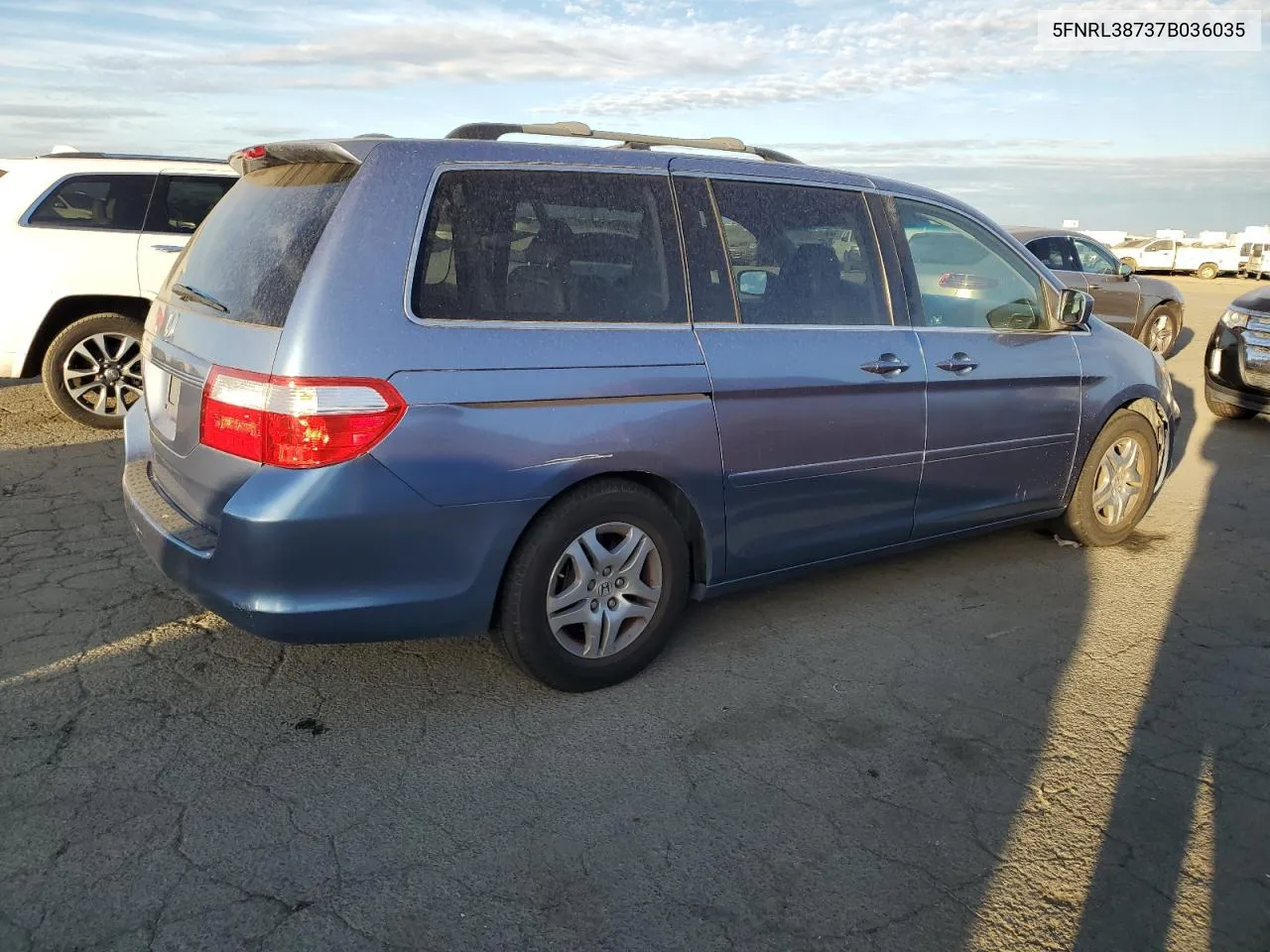 2007 Honda Odyssey Exl VIN: 5FNRL38737B036035 Lot: 78323784