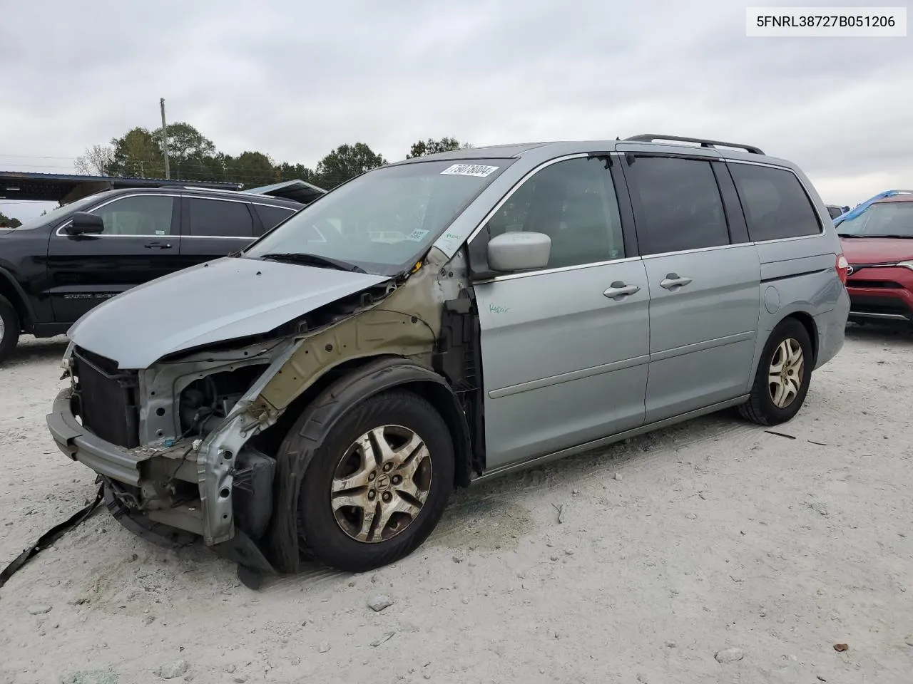 2007 Honda Odyssey Exl VIN: 5FNRL38727B051206 Lot: 79078004