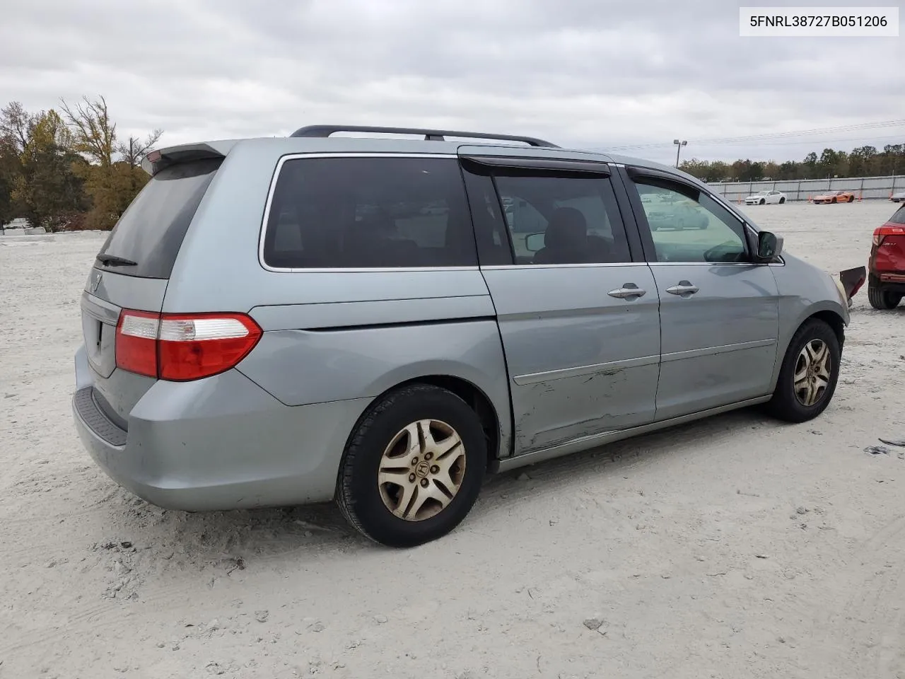 2007 Honda Odyssey Exl VIN: 5FNRL38727B051206 Lot: 79078004