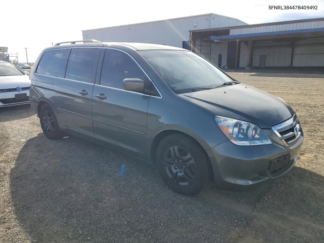 2007 Honda Odyssey Ex VIN: 5FNRL38447B409492 Lot: 79320104