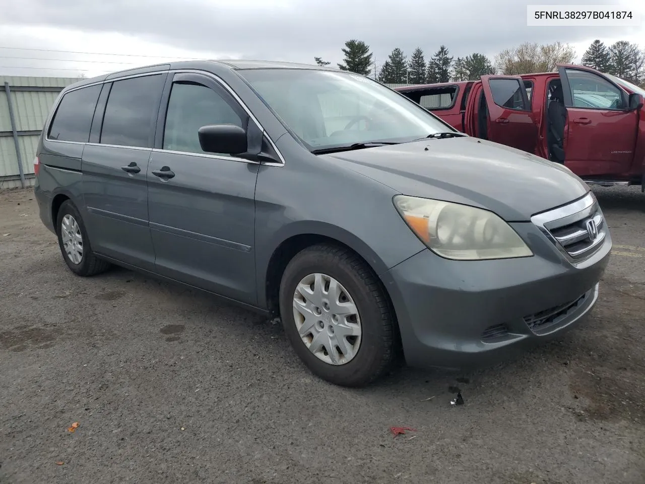 2007 Honda Odyssey Lx VIN: 5FNRL38297B041874 Lot: 79502244