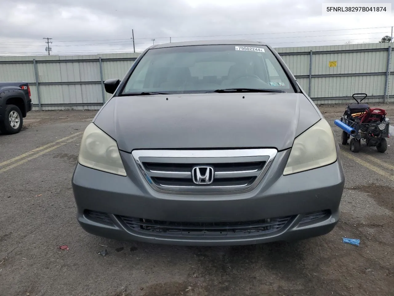 2007 Honda Odyssey Lx VIN: 5FNRL38297B041874 Lot: 79502244