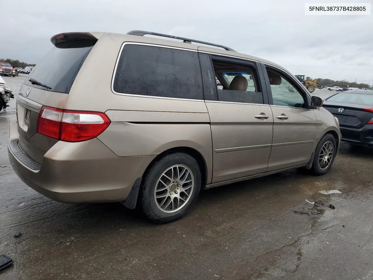 2007 Honda Odyssey Exl VIN: 5FNRL38737B428805 Lot: 81334854