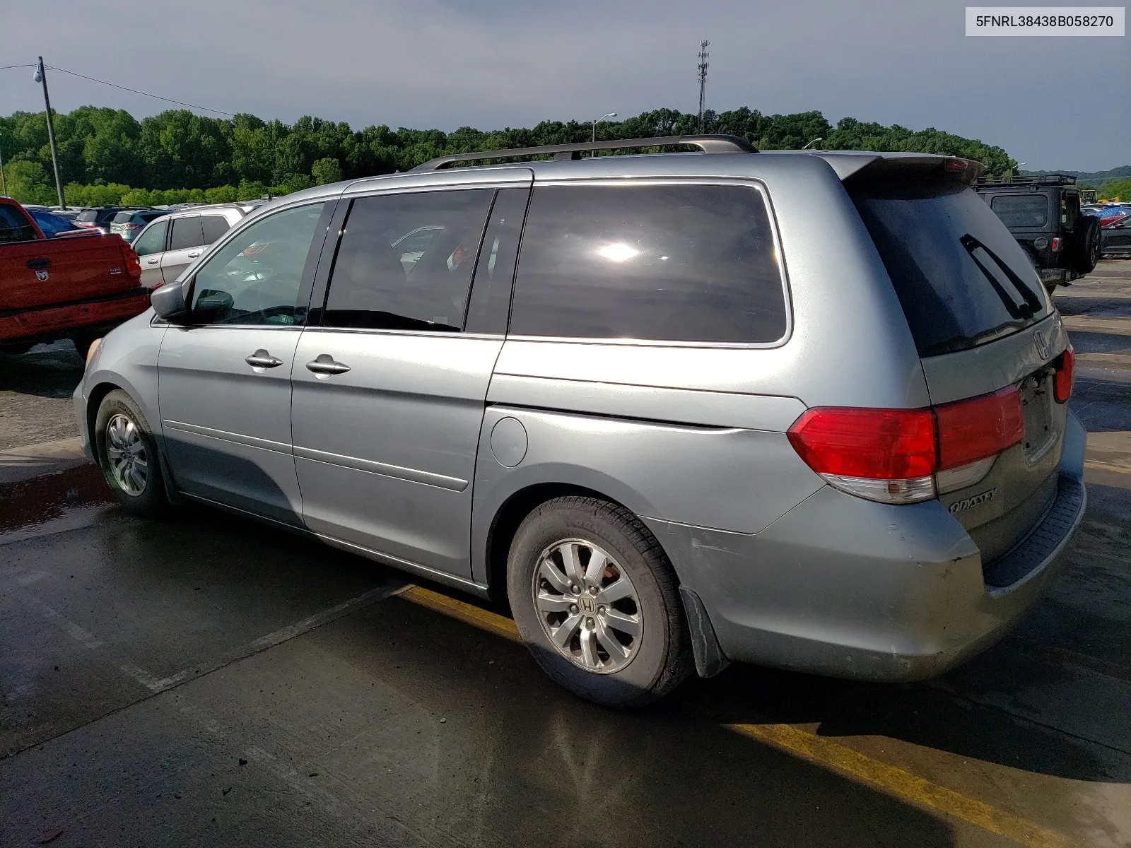 5FNRL38438B058270 2008 Honda Odyssey Ex