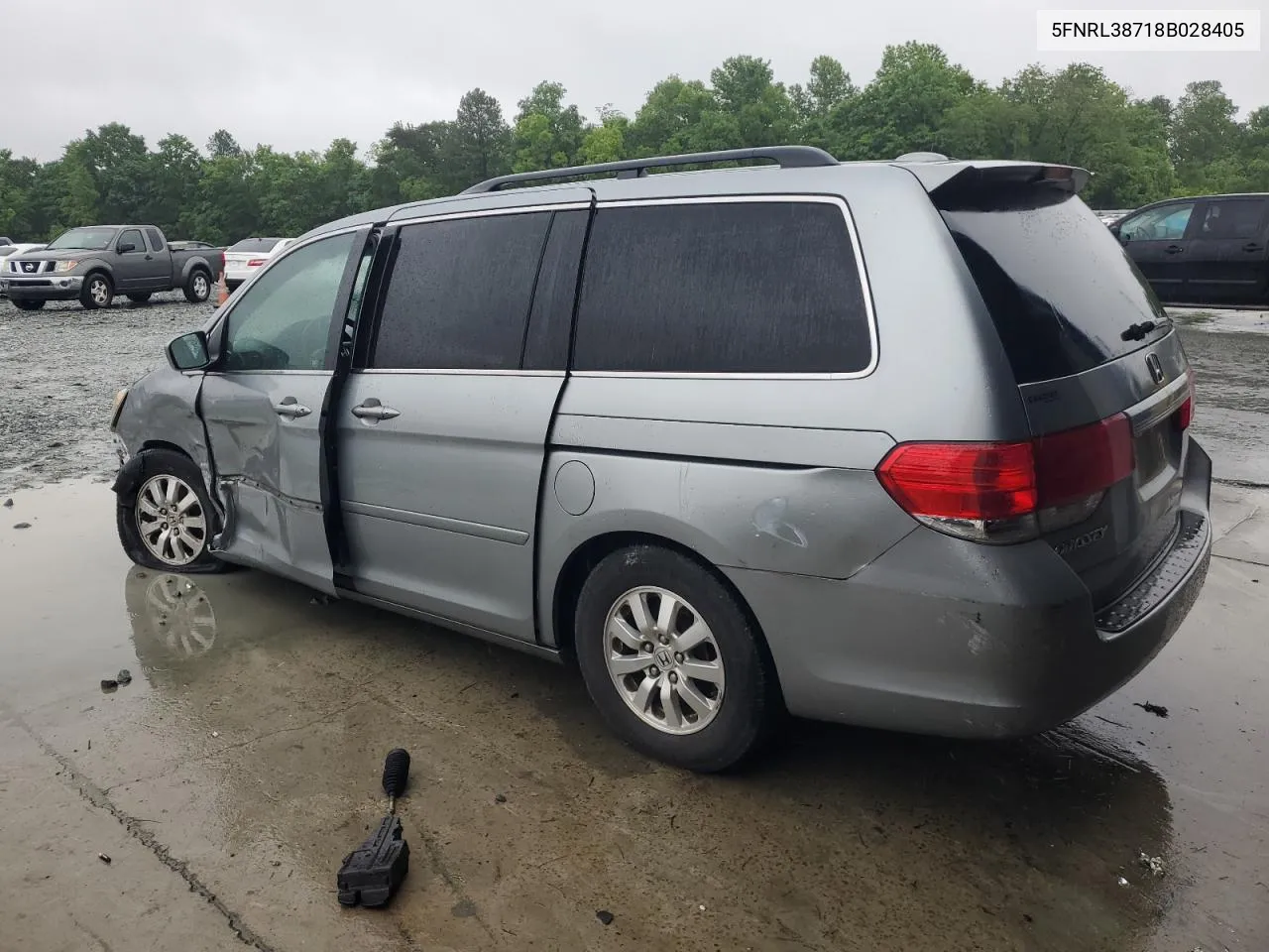 2008 Honda Odyssey Exl VIN: 5FNRL38718B028405 Lot: 54927194