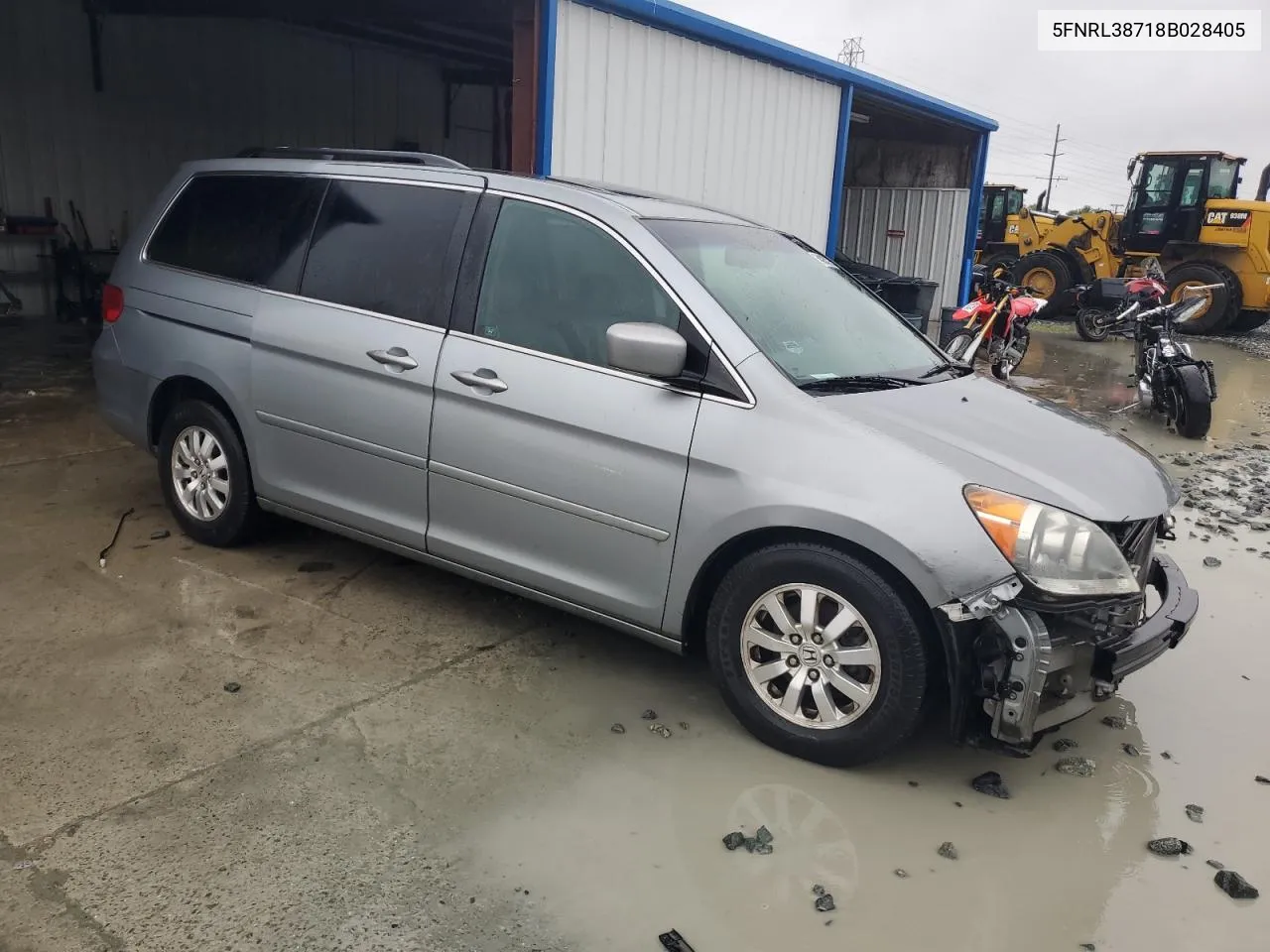 2008 Honda Odyssey Exl VIN: 5FNRL38718B028405 Lot: 54927194