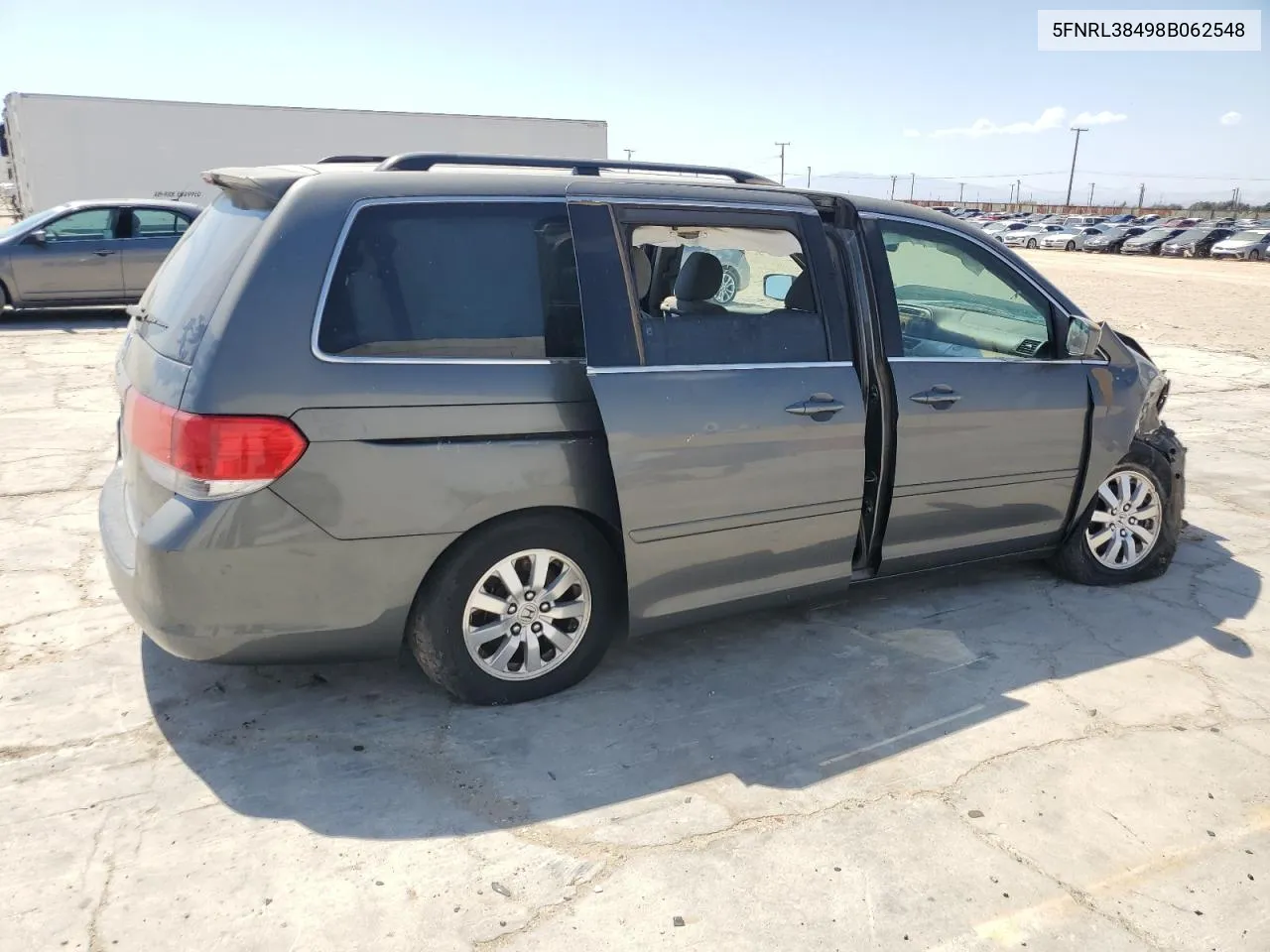 2008 Honda Odyssey Ex VIN: 5FNRL38498B062548 Lot: 64193334