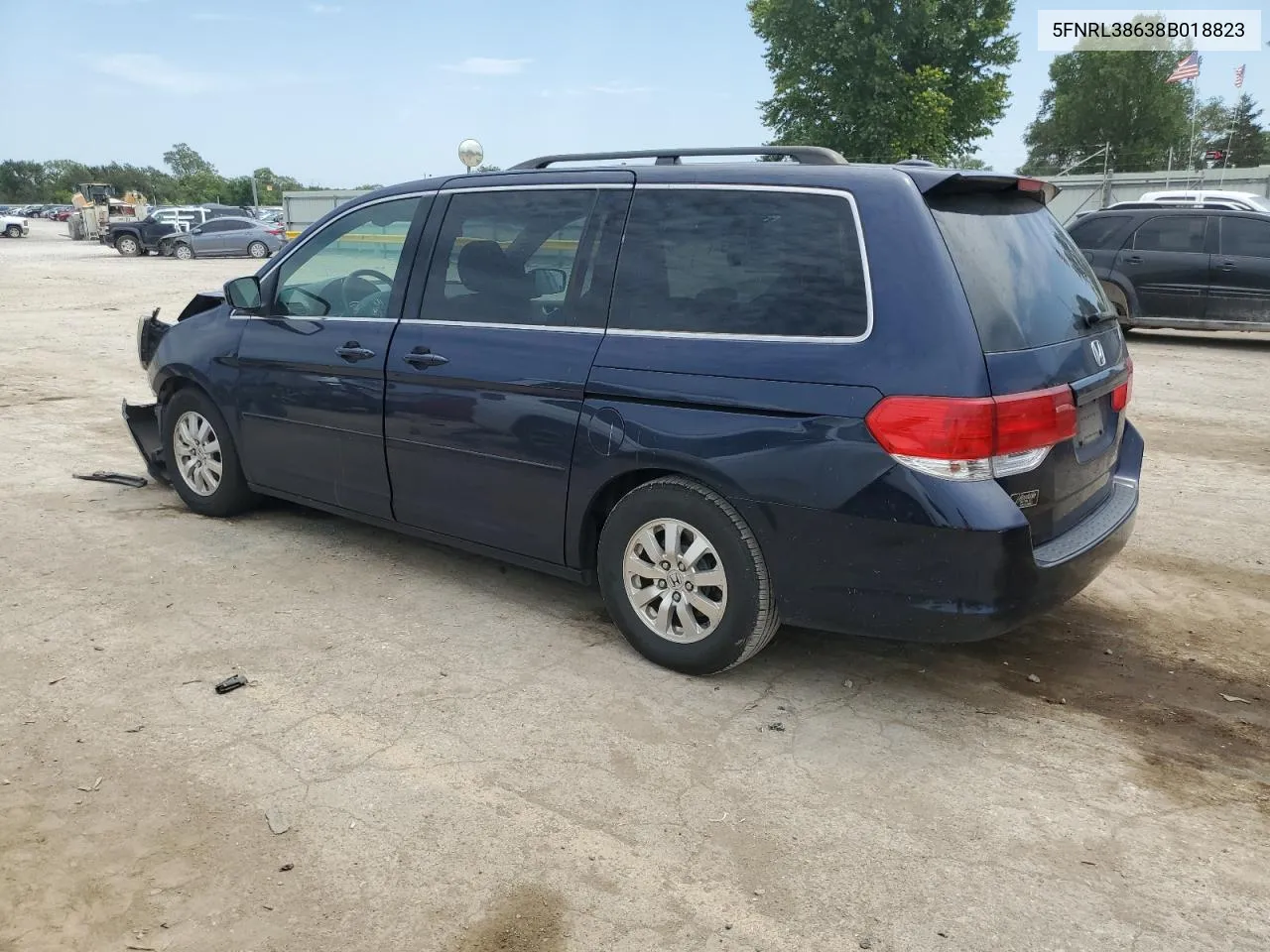 2008 Honda Odyssey Exl VIN: 5FNRL38638B018823 Lot: 65716474