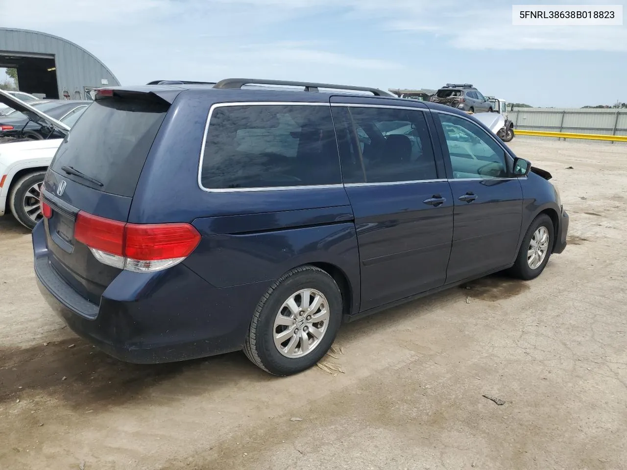 2008 Honda Odyssey Exl VIN: 5FNRL38638B018823 Lot: 65716474