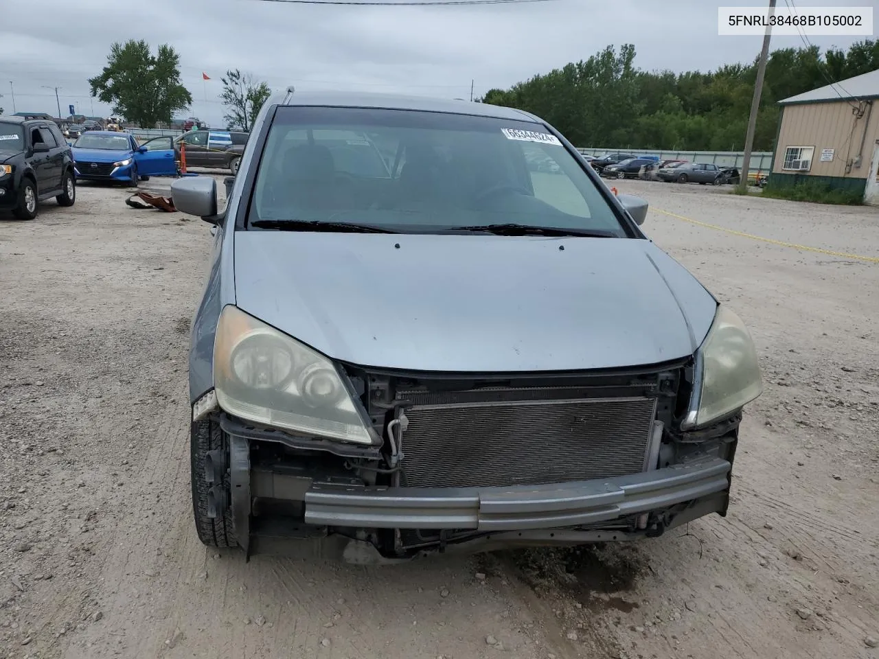 5FNRL38468B105002 2008 Honda Odyssey Ex