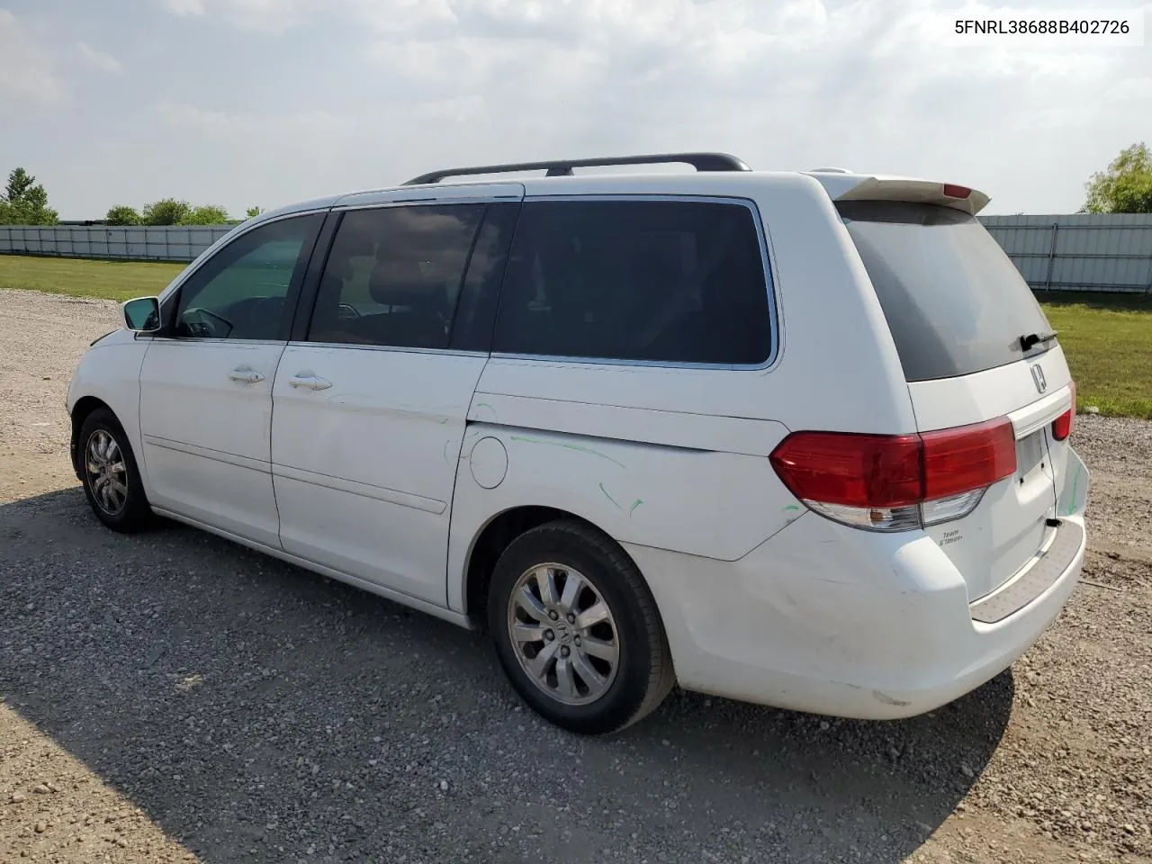 2008 Honda Odyssey Exl VIN: 5FNRL38688B402726 Lot: 66539834