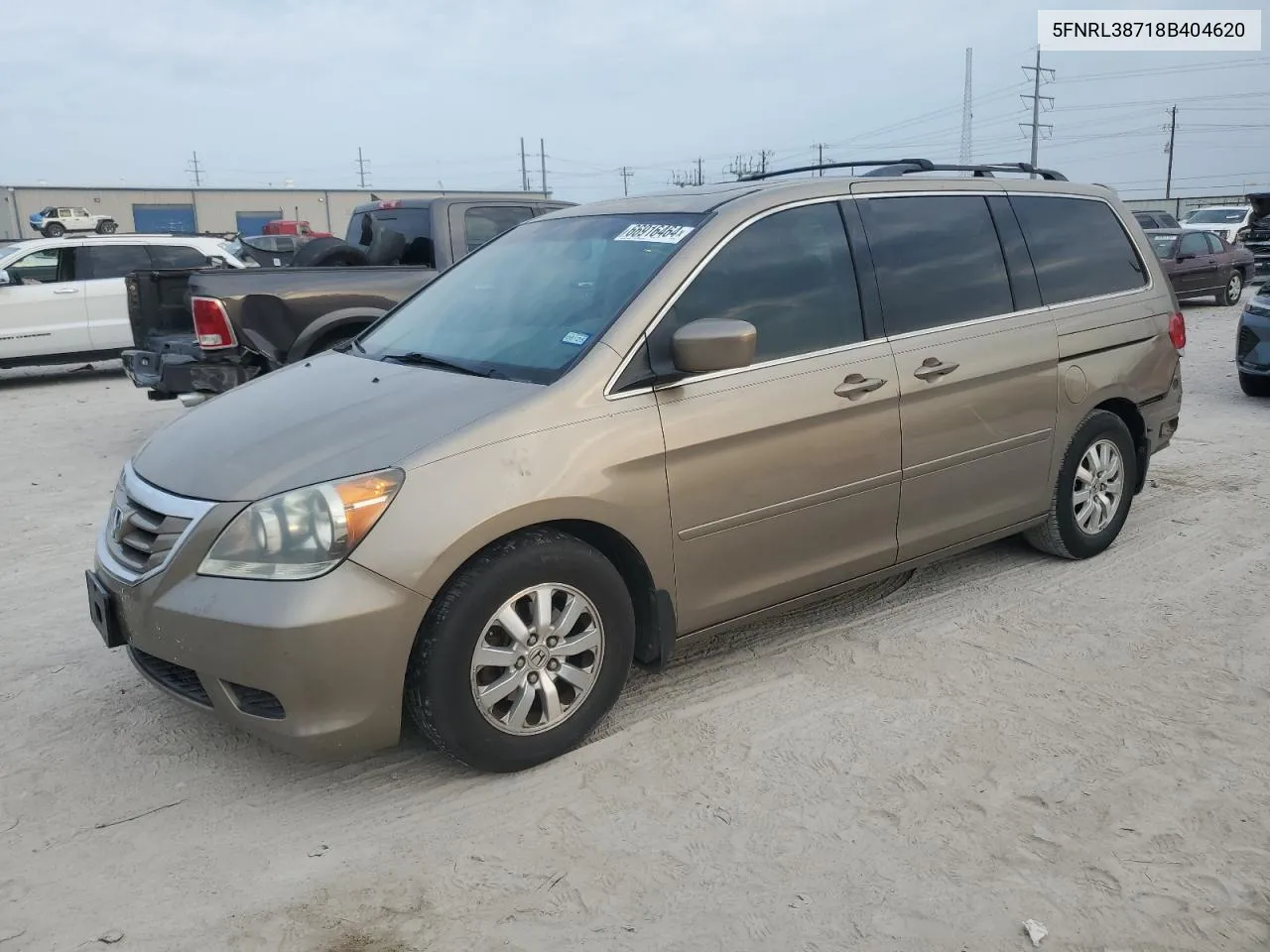 2008 Honda Odyssey Exl VIN: 5FNRL38718B404620 Lot: 66916464