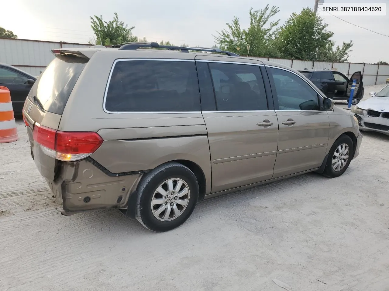 2008 Honda Odyssey Exl VIN: 5FNRL38718B404620 Lot: 66916464