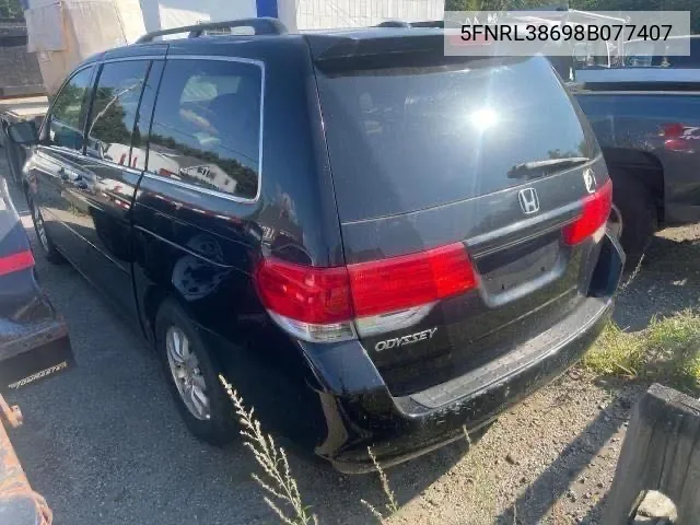 5FNRL38698B077407 2008 Honda Odyssey Exl