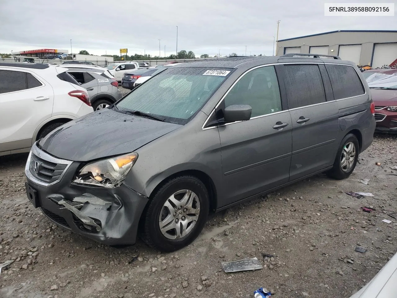 5FNRL38958B092156 2008 Honda Odyssey Touring