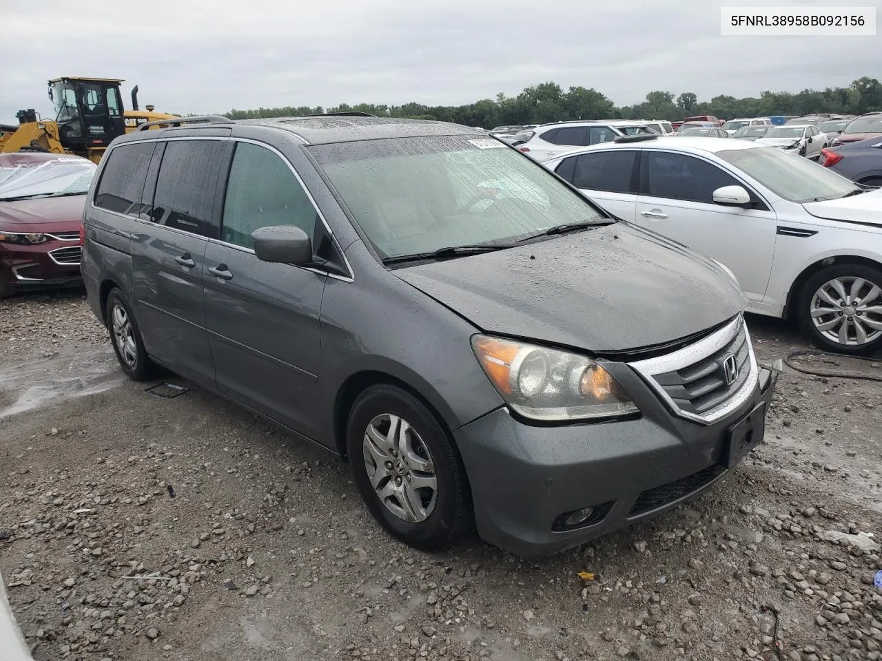 2008 Honda Odyssey Touring VIN: 5FNRL38958B092156 Lot: 67371064