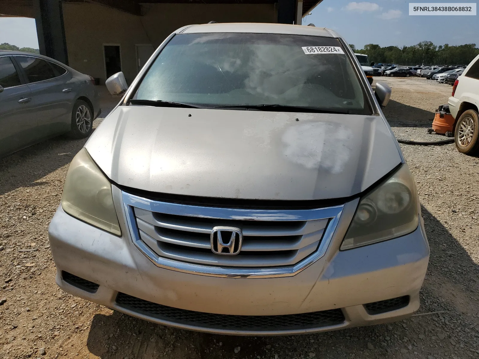 2008 Honda Odyssey Ex VIN: 5FNRL38438B068832 Lot: 68182824