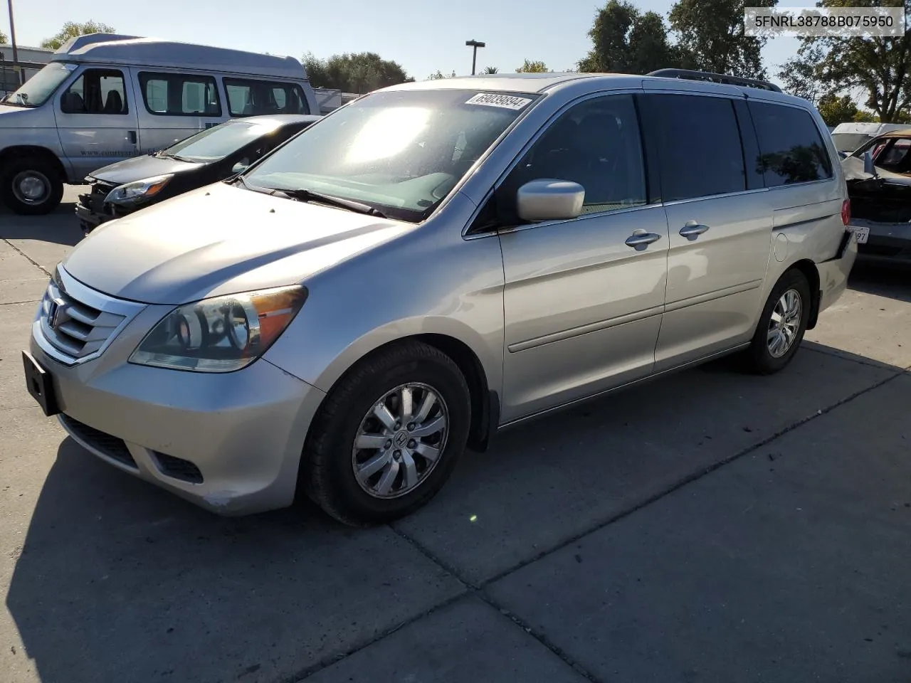 5FNRL38788B075950 2008 Honda Odyssey Exl