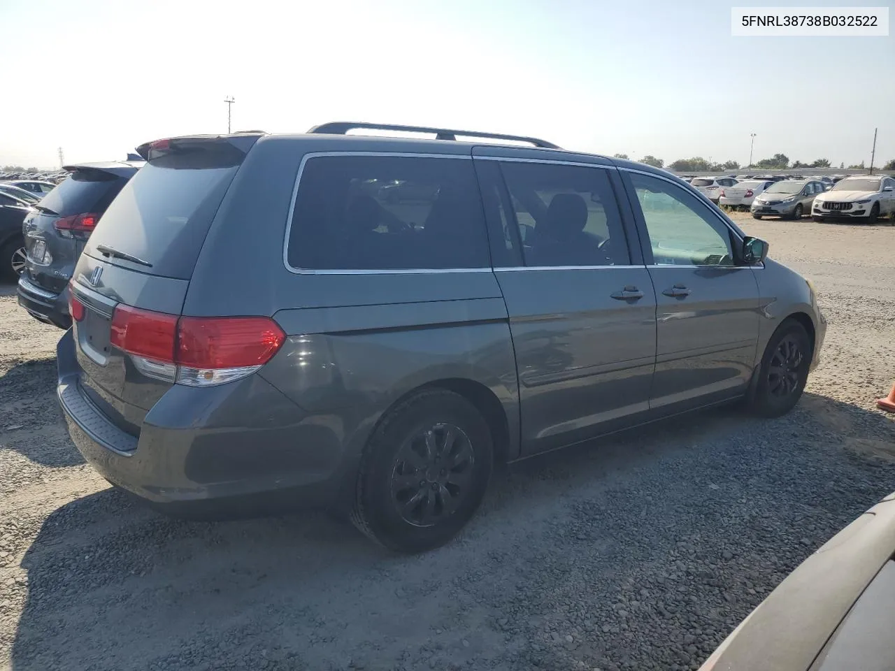 5FNRL38738B032522 2008 Honda Odyssey Exl