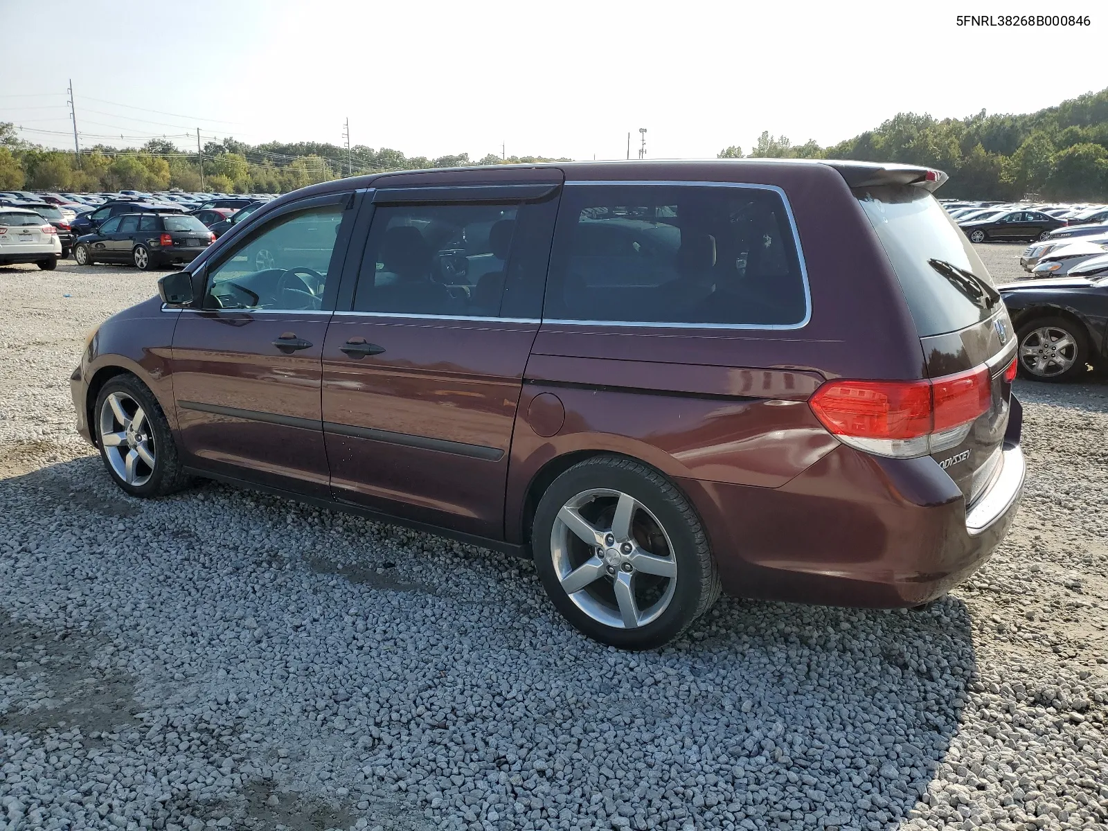 5FNRL38268B000846 2008 Honda Odyssey Lx