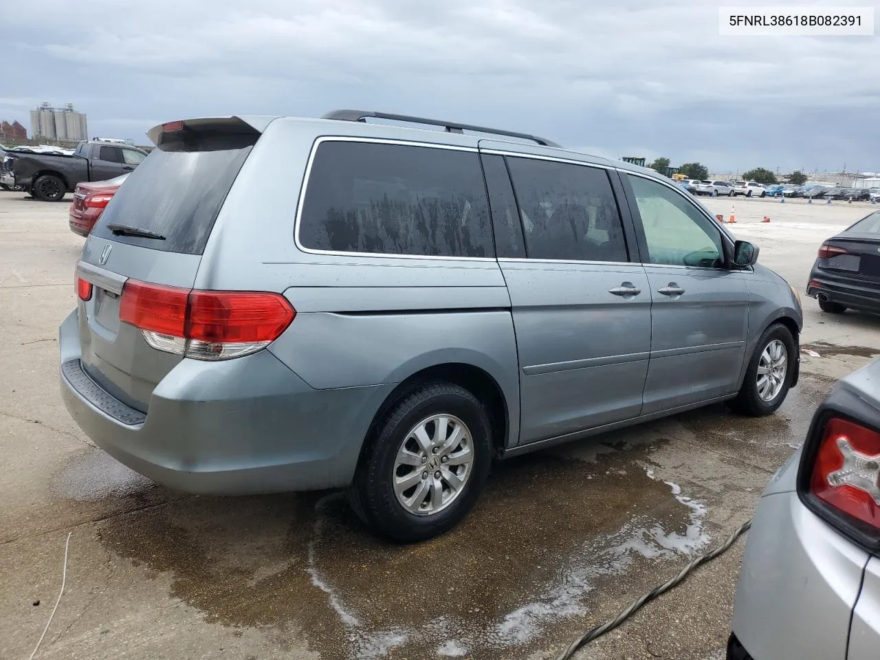 2008 Honda Odyssey Exl VIN: 5FNRL38618B082391 Lot: 70021904