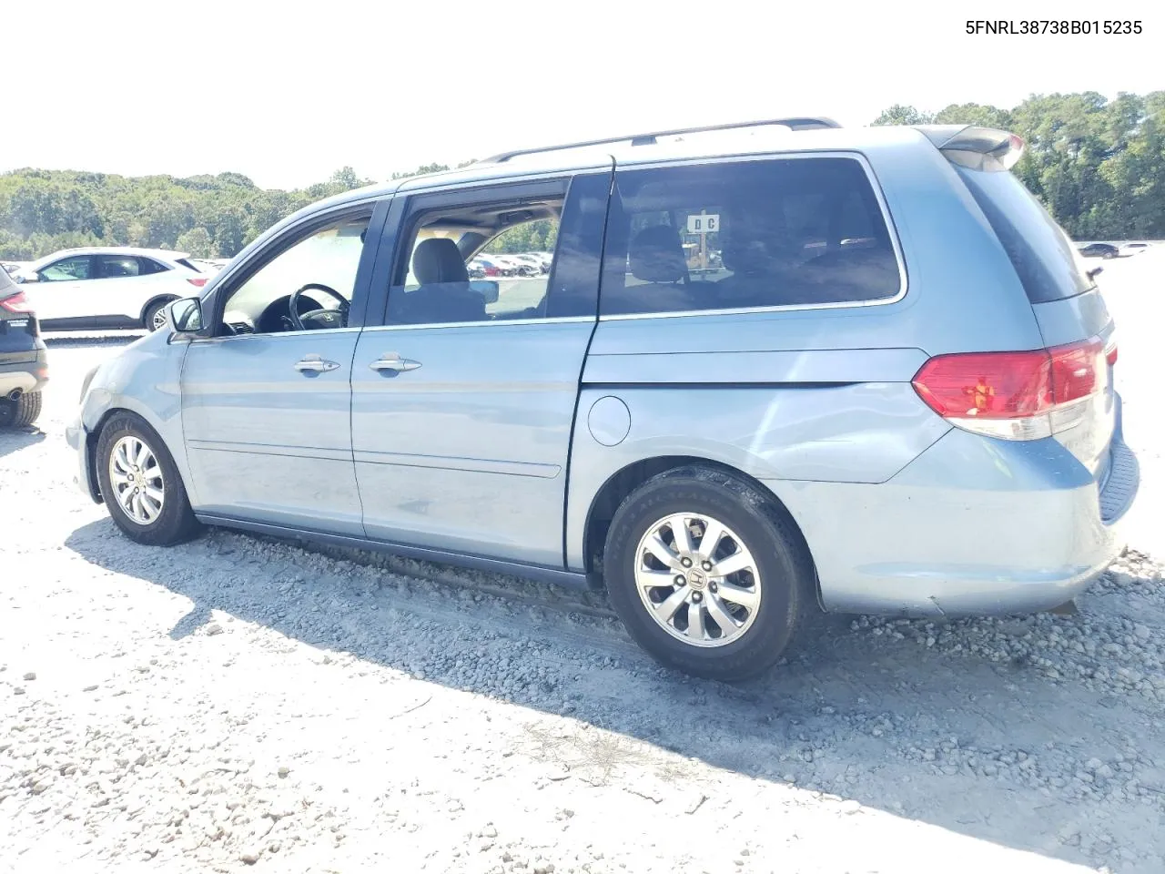 2008 Honda Odyssey Exl VIN: 5FNRL38738B015235 Lot: 70329314