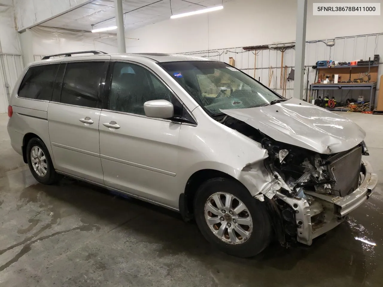 2008 Honda Odyssey Exl VIN: 5FNRL38678B411000 Lot: 70791564